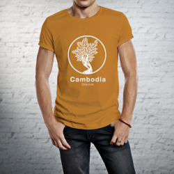 T-shirt écologique 100% coton - Cambodge Sequoia Homme