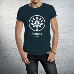 100% Cotton Organic T-shirt - Finland Birch Man