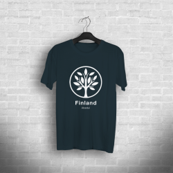 Camiseta orgânica 100% algodão - homem de bétula Finlândia