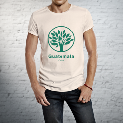 T-shirt ecológica 100% algodão - Guatemala Ceiba Man