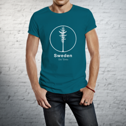 Bio-T-Shirt aus 100 % Baumwolle – Schweden Old Tjikko Man