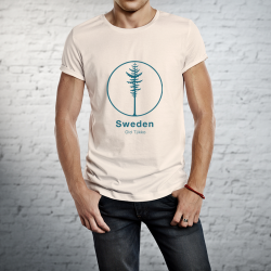 Camiseta Ecológica Algodón 100% - Sweden Old Tjikko Hombre
