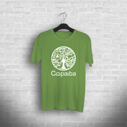 Camiseta 100% Algodão Orgânico - Copaíba Fresh Green Woman